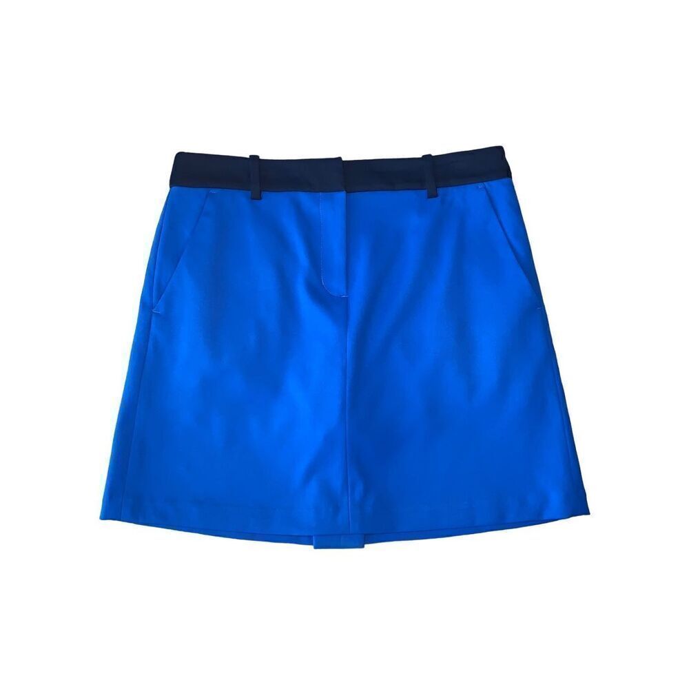 Tory Sport Blue Mini Skirt with Navy Waistband